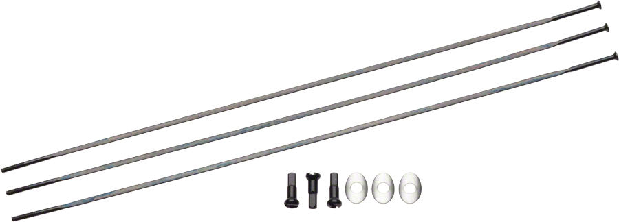 Zipp Sapim CX-Ray Black Straight pull spokes Pack of 3 258mm