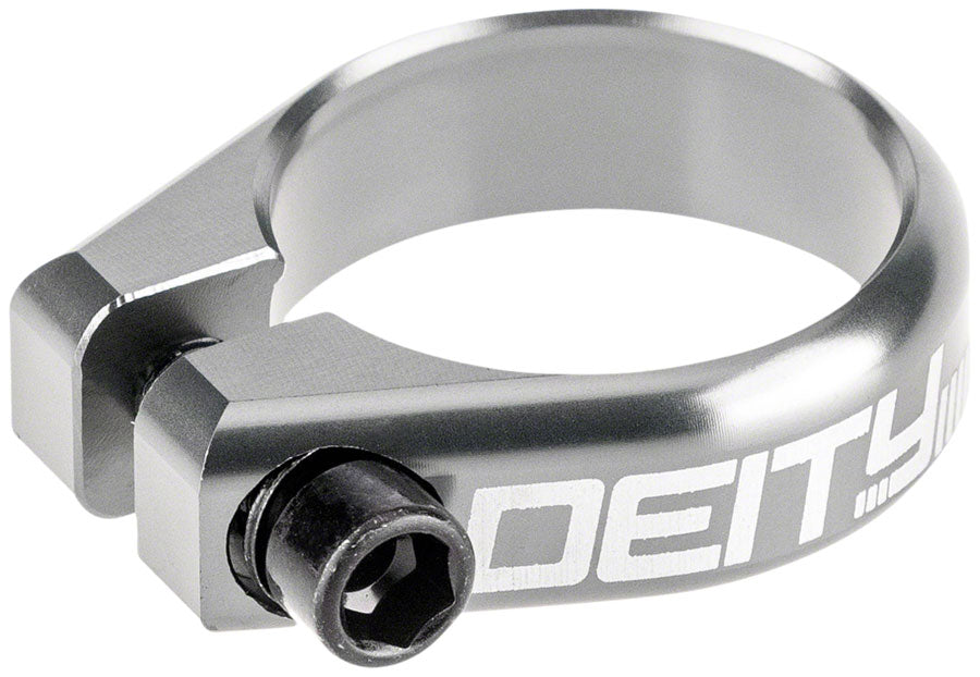 DEITY Circuit Seatpost Clamp - 38.6mm, Platinum