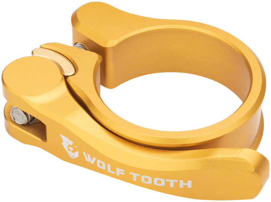 Wolf Tooth Components Quick Release Seatpost Clamp - 36.4mm, Gold