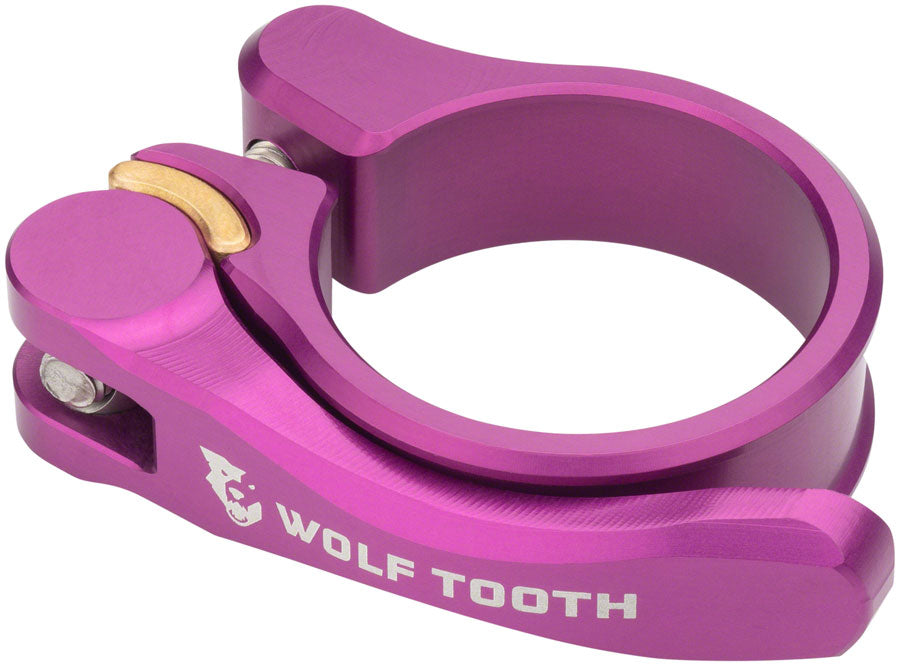 Wolf Tooth Components Quick Release Seatpost Clamp - 36.4mm, Purple