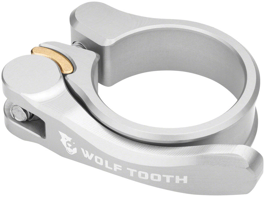 Wolf Tooth Components Quick Release Seatpost Clamp - 28.6mm, Silver