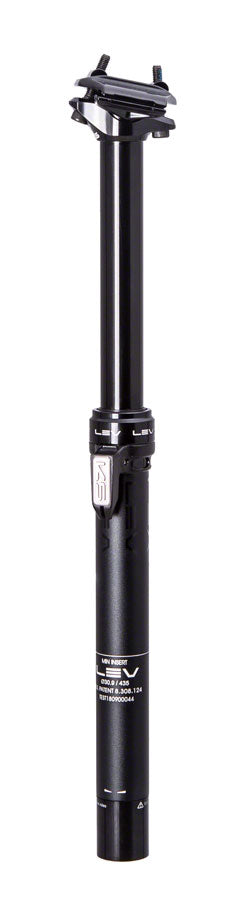 KS LEV External Dropper Seatpost - 31.6mm, 125mm, Black, Remote Not Included