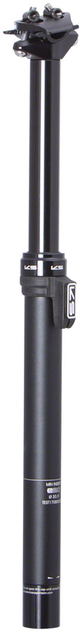 KS LEV E20 Seatpost, 30.9, 125mm Travel, Black