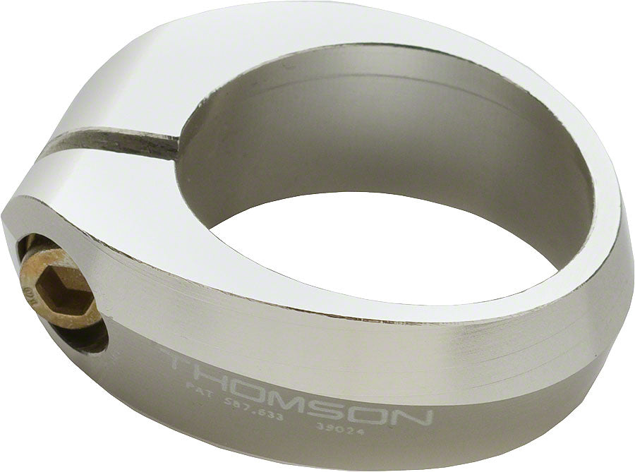 Thomson Seatpost Clamp: 31.8 Silver