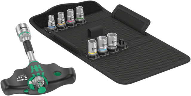 Wera Kraftform Kompakt 400 RA T-Handle Ratchet Set 2 - 9 Pieces-0