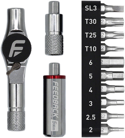 Feedback Sports Reflex Fixed Torque Ratchet Kit - Mini Ratchet, 5nm Torque