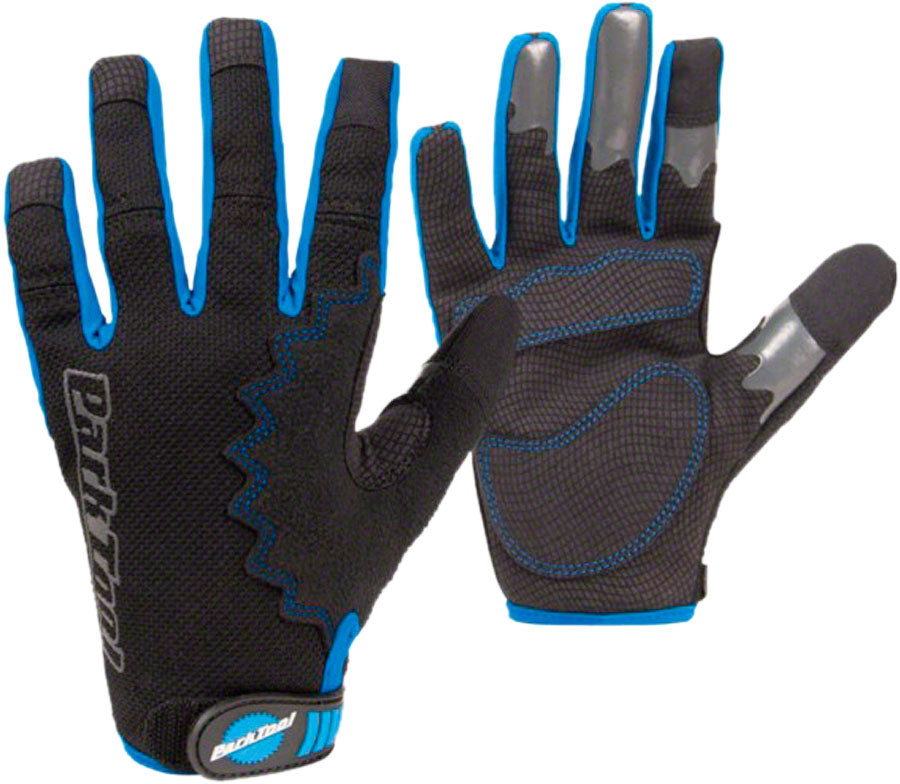 Park Tool Mechanics Gloves Small, Black/Blue
