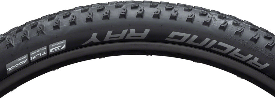 Schwalbe Racing Ray Tire - 29 x 2.25, Tubeless, Folding, Black, Performance Line, TwinSkin, Addix