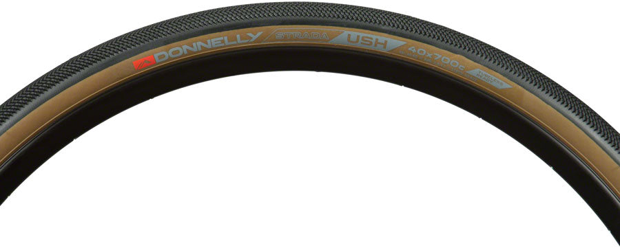 Donnelly Sports Strada USH Tire - 700 x 40, Tubeless, Folding, Black/Tan
