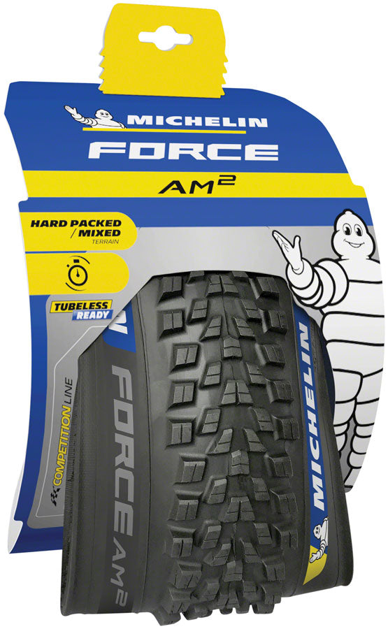 Michelin Force AM2 Tire - 29 x 2.6, Tubeless, Folding, Black, Competition