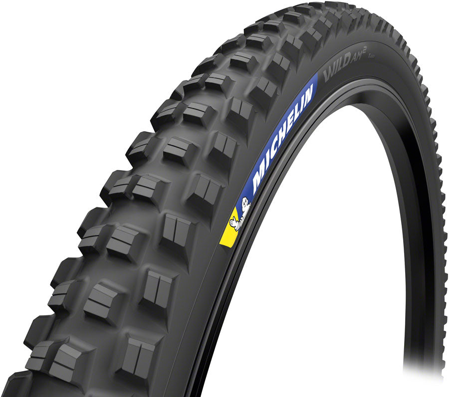 Michelin Wild AM2 Tire - 27.5 x 2.6, Tubeless, Folding, Black, Competition