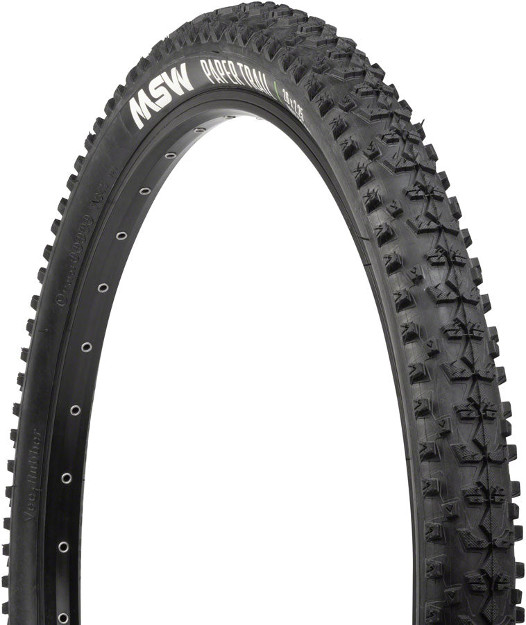 MSW Paper Trail Tire - 26 x 2.25, Wirebead, Black, 33tpi