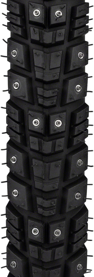 45NRTH Gravdal Tire - 700 x 45, Tubeless, Folding, Black, 60 TPI, 240 Concave Carbide Aluminum Studs