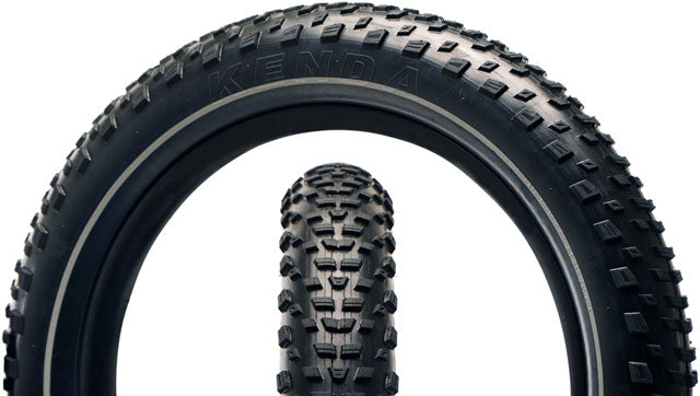 Kenda Booster Tire - 20 x 3.3, Clincher, Wire, Black/Reflective, 30tpi, KS-0