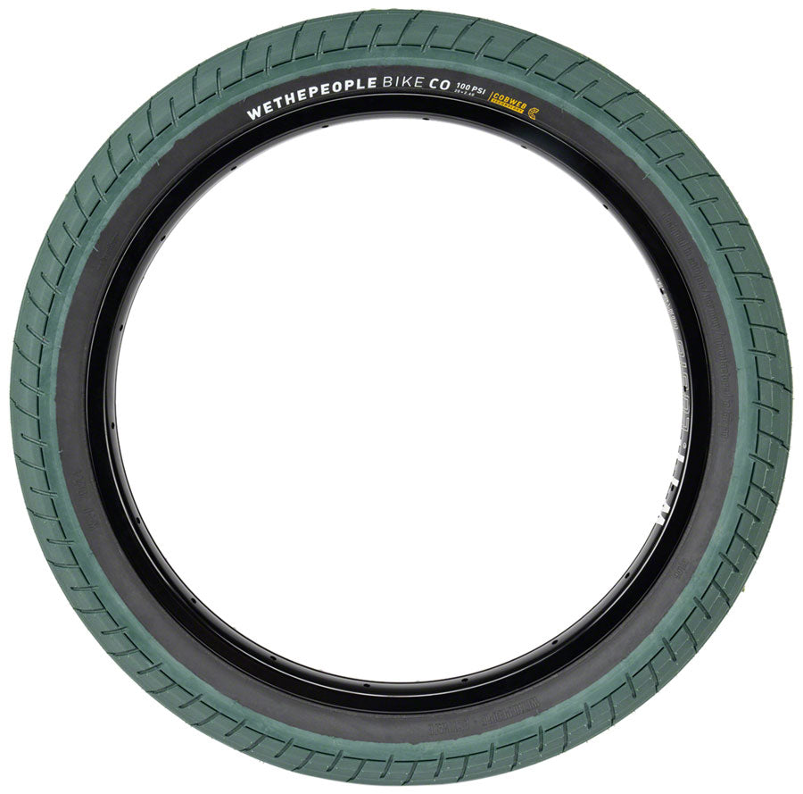 We The People Activate Tire - 20 x 2.35", 100psi, Green/Black