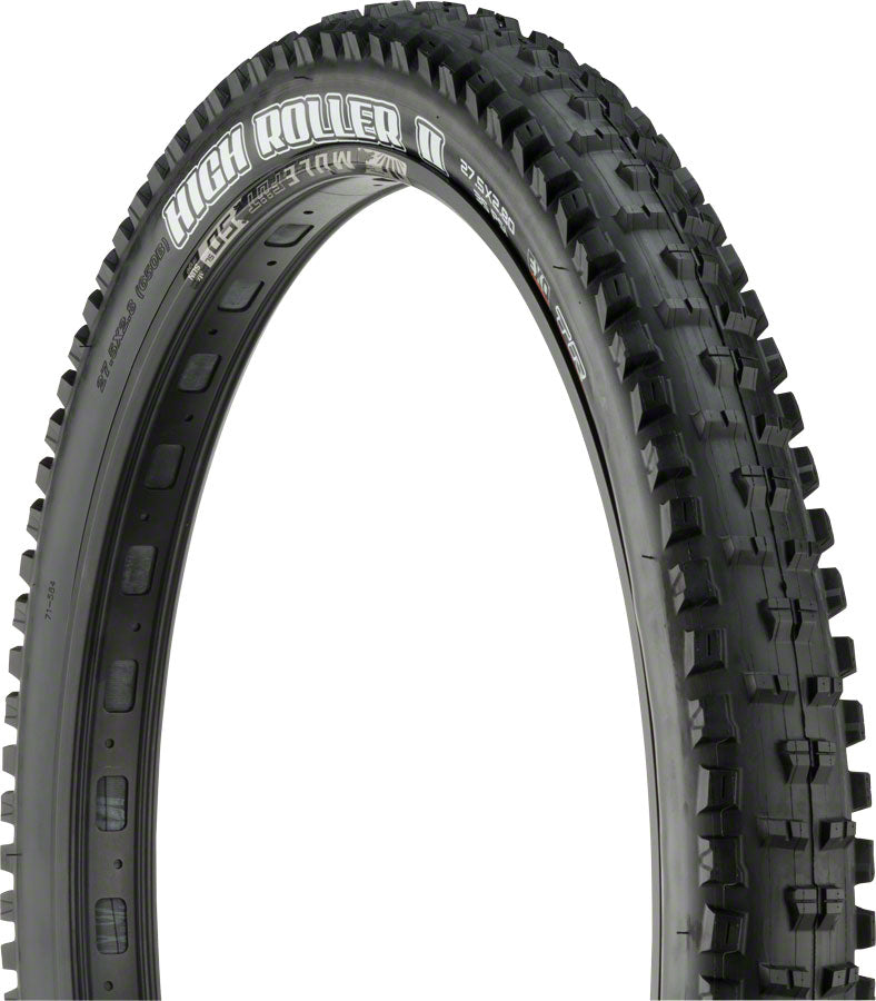 Maxxis High Roller II Tire - 27.5 x 2.8, Tubeless, Folding, Black, Dual, EXO