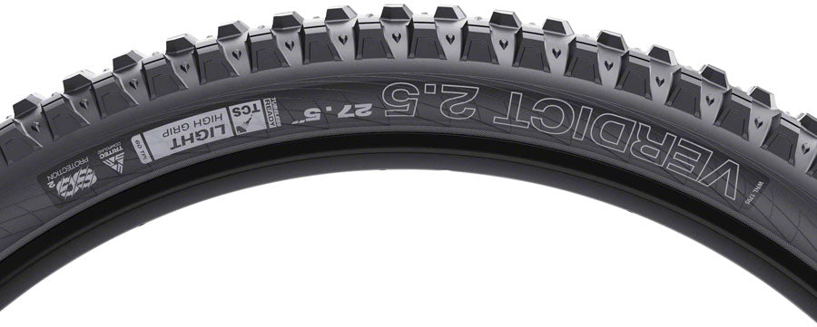 WTB Verdict Tire - 27.5 x 2.5, TCS Tubeless, Folding, Black, Light/High Grip, TriTec, SG2