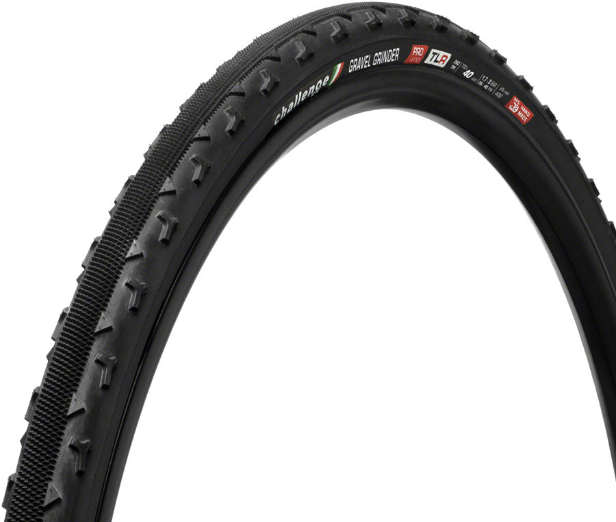 Challenge Gravel Grinder Pro Tire - 700 x 40, Tubeless, Folding, Black, Handmade