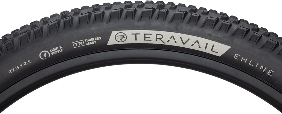 Teravail Ehline Tire - 27.5 x 2.5, Tubeless, Folding, Tan, Light and Supple