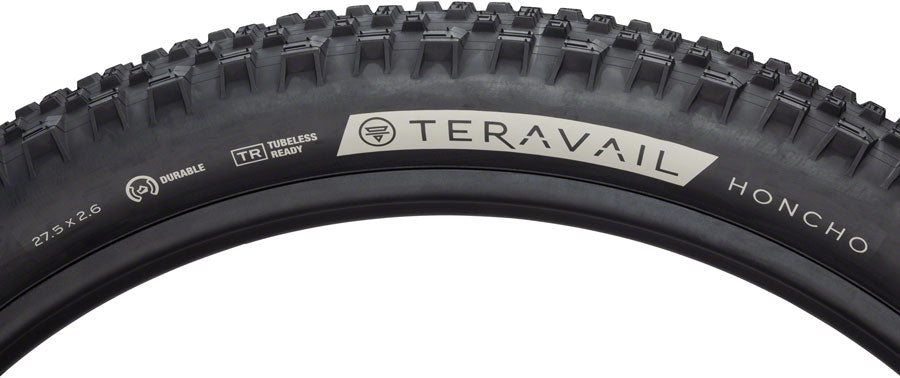 Teravail Honcho Tire - 27.5 x 2.6, Tubeless, Folding, Black, Light and Supple, Grip Compound