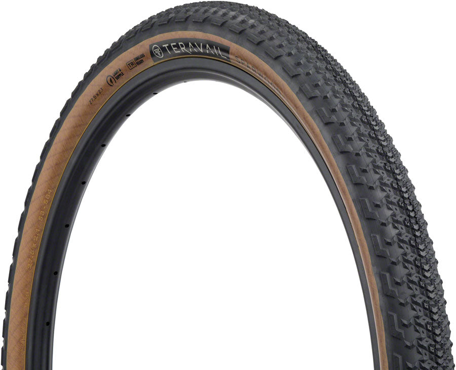 Teravail Sparwood Tire - 27.5 x 2.1, Tubeless, Folding, Black, Durable, Fast Compound