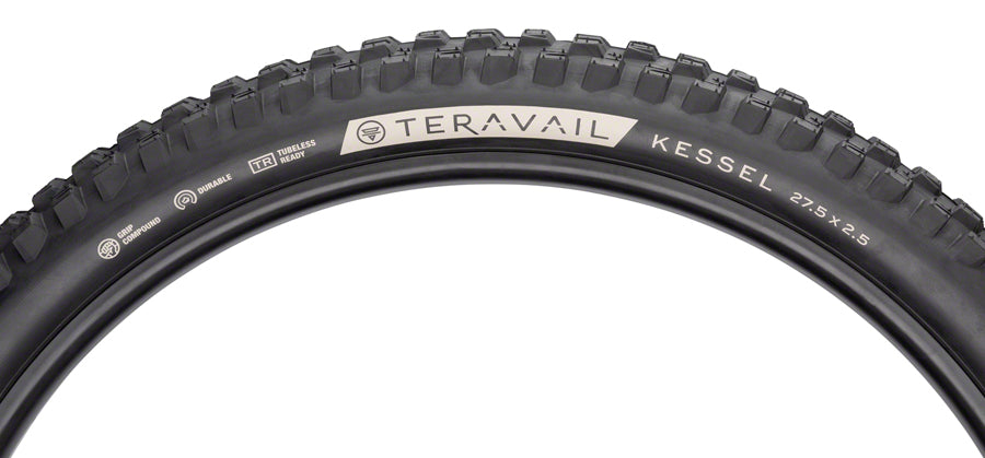 Teravail Kessel Tire - 27.5 x 2.5, Tubeless, Folding, Black, Durable
