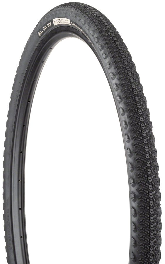 Teravail Cannonball Tire - 700 x 47, Tubeless, Folding, Black, Light and Supple