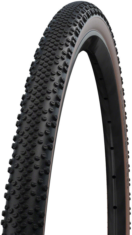 Schwalbe G-One Bite Tire - 700 x 38, Tubeless, Folding, Black/Bronze, Performance Line, Race Guard, Addix