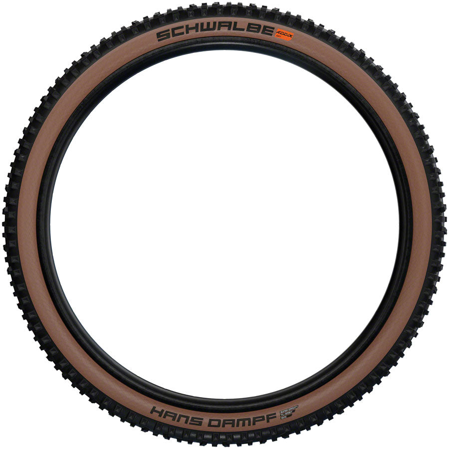Schwalbe Hans Dampf Tire - 27.5 x 2.6, Tubeless, Folding, Black/Bronze, Evolution Line, Super Trail, Addix Soft