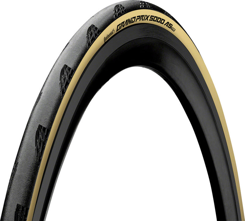 Continental Grand Prix 5000 All Season TR Tire - 700 x 28, Tubeless, Folding, Black/Cream, BlackChili, Vectran Breaker, LazerGrip