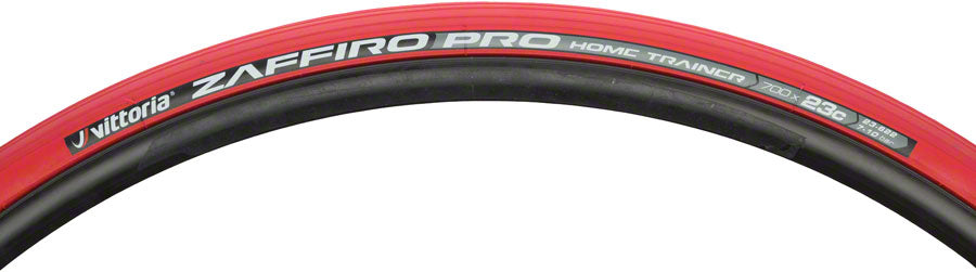 Vittoria Zaffiro Pro Home Trainer Tire - 700 x 23, Folding, Clincher, Red