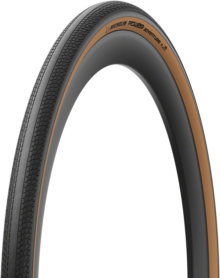Michelin Power Adventure Tire - 700 x 36, Tubeless, Folding, Tan