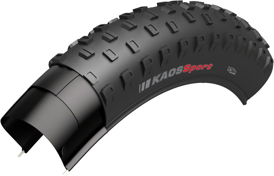Kenda Kaos Sport Tire - 20 x 2.8, Clincher, Wire, Black, 35tpi