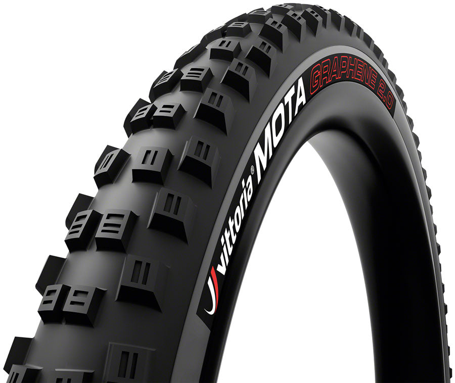 Vittoria Mota Tire - 29 x 2.6, Tubeless 2PLY, Folding, Black/Anthracite, Enduro 4C, G2.0