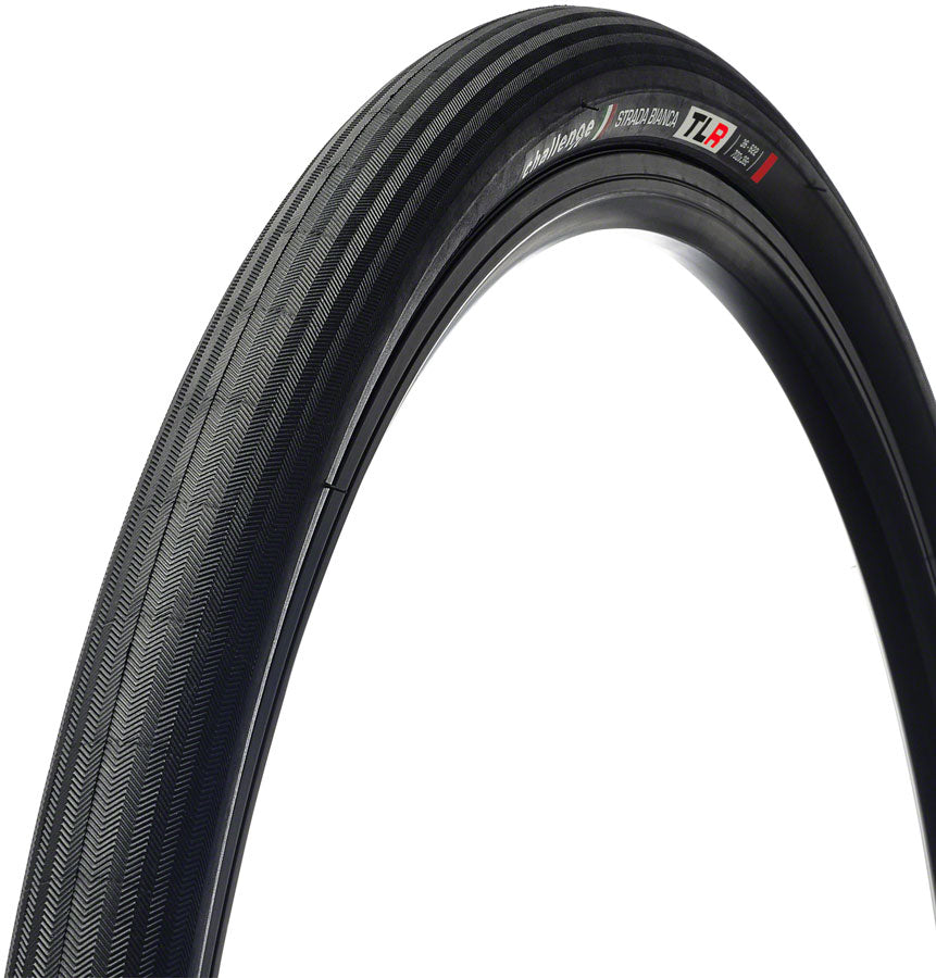 Challenge Strada Bianca Race Tire - 700 x 36, Tubeless, Folding, Black