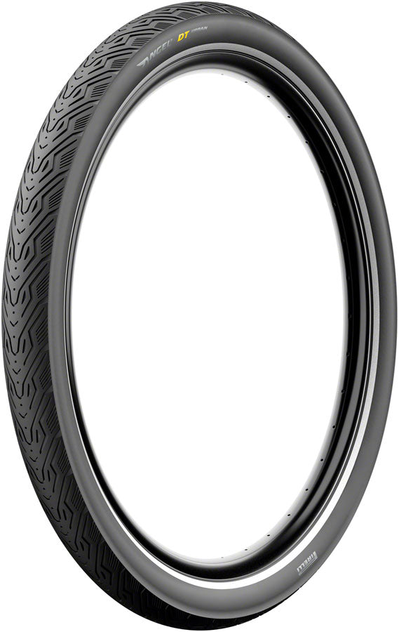 Pirelli Angel DT Urban Tire - 26 x 2.4, Clincher, Wire, Black, Reflective