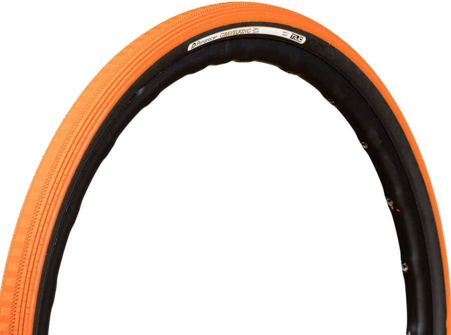 Panaracer GravelKing SS Tire - 700 x 32 Tubeless Folding Sunset Orange/Black