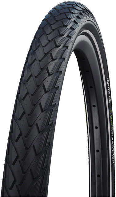 Schwalbe Green Marathon Tire - 700 x 44, Clincher, Wire, Black/Reflective, Performance Line, GreenGuard, TwinSkin, Addix-0