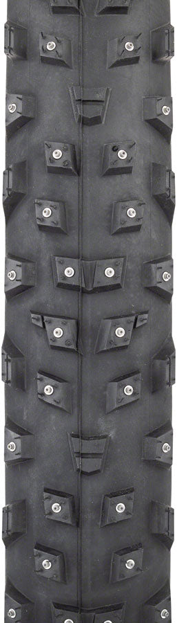 45NRTH Wrathchild Tire - 29 x 2.6, Tubeless, Folding, Black, 120 TPI, 252 XL Concave Carbide Aluminum Studs