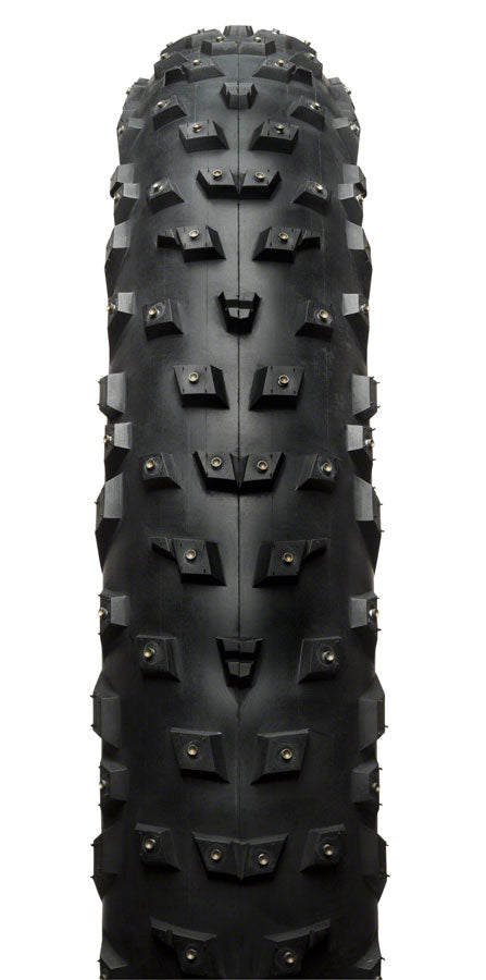 45NRTH Wrathchild Tire - 26 x 4.6, Tubeless, Folding, Black, 120 TPI, 224 XL Concave Carbide Aluminum Studs