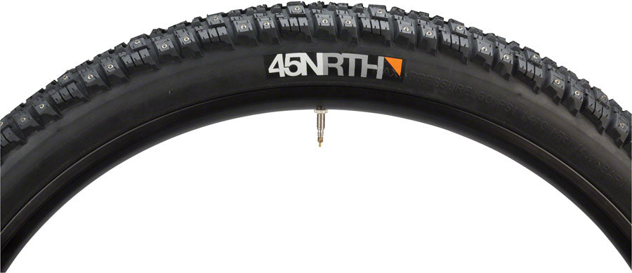 45NRTH Gravdal Tire - 26 x 2.0, Clincher, Wire, Black, 33 TPI, 216 Carbide Steel Studs