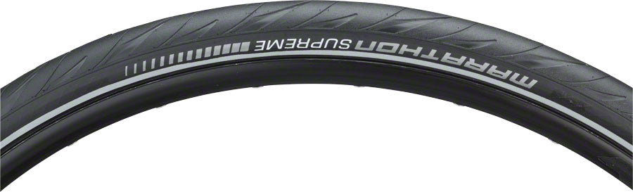 Schwalbe Marathon Supreme Tire - 700 x 32, Clincher, Wire, Black, V-Guard, OSC