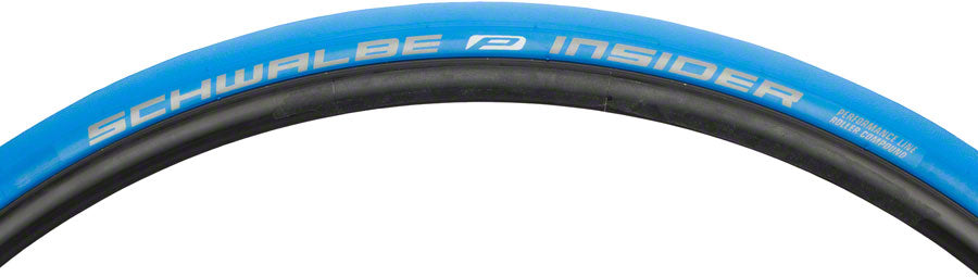 Schwalbe Insider Trainer Tire 700 x 23c Folding Bead Performance Line Performance Compound Blue