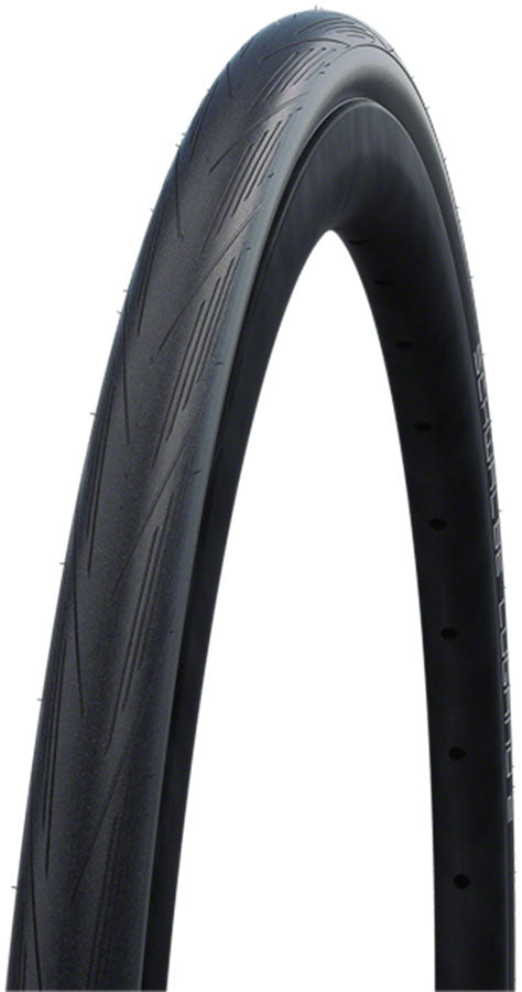 Schwalbe Lugano II Tire - 700 x 28, Clincher, Folding, Black, Active Line