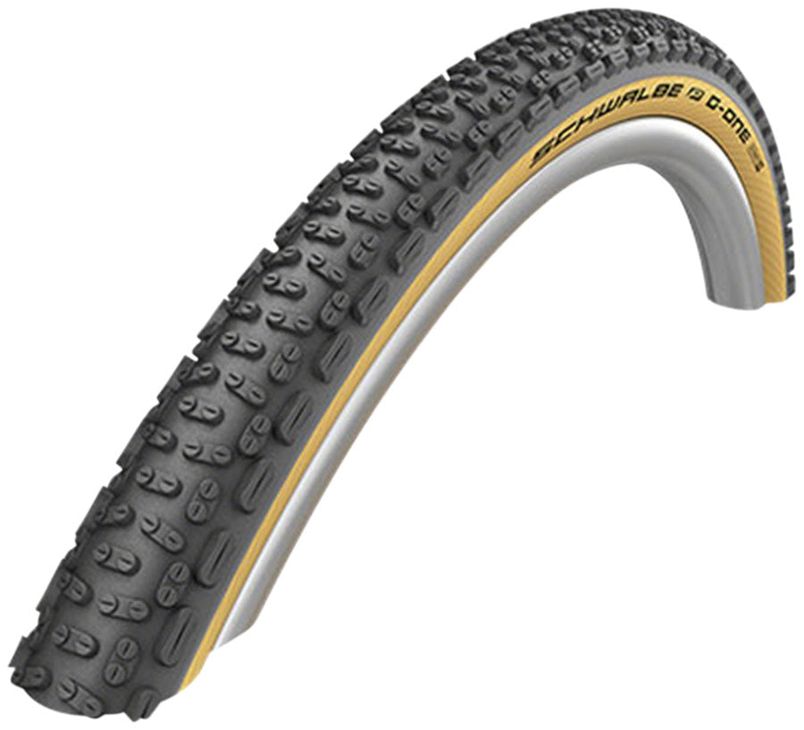 Schwalbe G-One Ultrabite Tire - 29 x 2, Tubeless, Folding, Black/Tan ,Performance Line, Addix