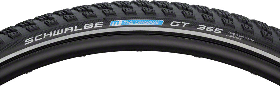 Schwalbe Marathon GT 365 Tire - 700 x 35, Clincher, Wire, Black/Reflective, Performance Line
