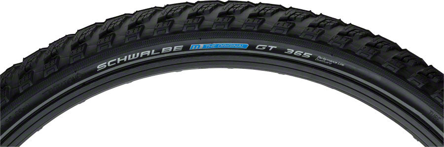 Schwalbe Marathon GT 365 Tire - 26 x 2, Clincher, Wire, Black/Reflective, Performance Line
