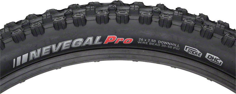 Kenda Nevegal DH Tire - 26 x 2.5, Clincher, Wire, Black