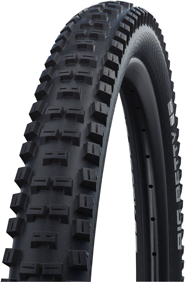 Schwalbe Big Betty Tire - 26 x 2.4", Clincher, Wire, Black, Performance Line, Addix, BikePark
