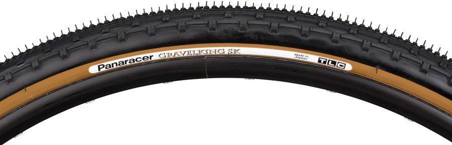 Panaracer GravelKing SK Tire - 700 x 35, Tubeless, Folding, Black/Brown